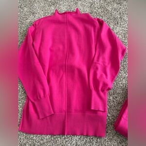 Vibrant Pink Knit Sweater